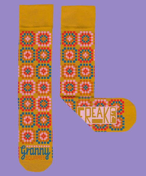 Granny Squares | USA Made Socks - Harmony