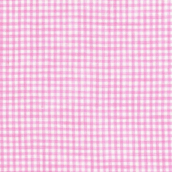 Yarn Dyed Limerick Linen / Small Pink Gingham - Harmony