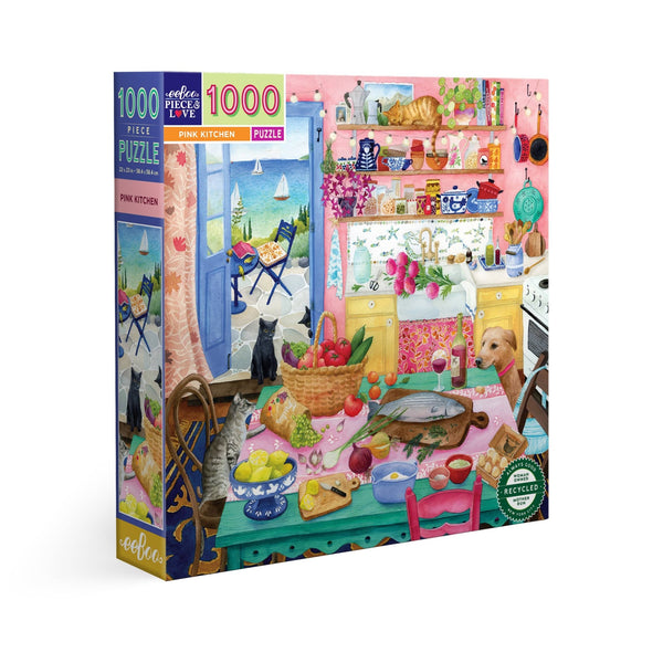 Pink Kitchen 1000 Piece Square Puzzle - Harmony