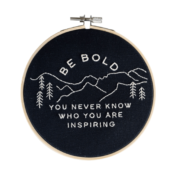 Be Bold Embroidery Hoop Kit - Harmony