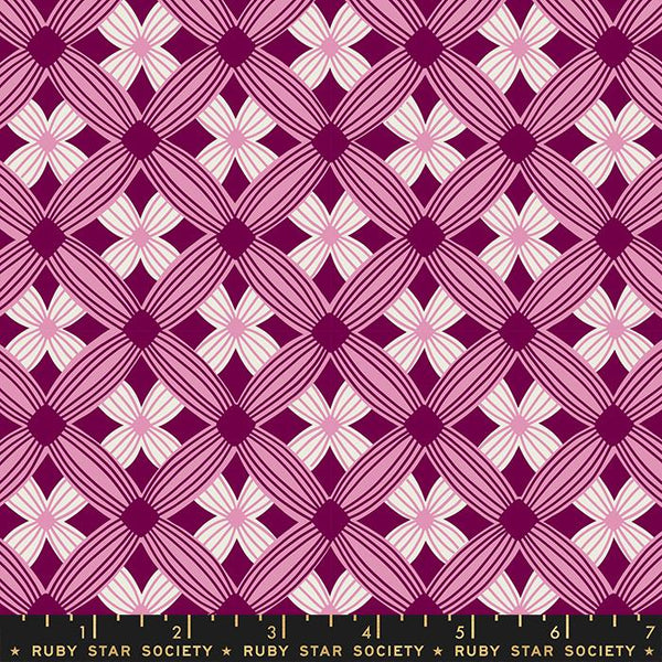 Tarrytown / Geometric / Purple Velvet - Harmony