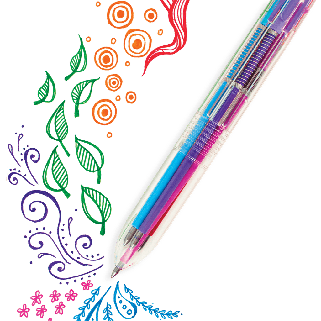 Six Click Colored Gel Pen - Classic - Harmony