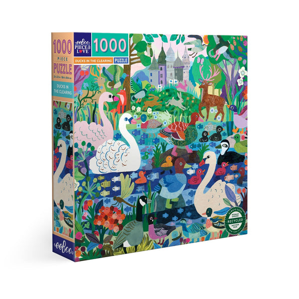 Ducks in the Clearing 1000 Piece Square Puzzle - Harmony