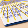 Easier with You Letterpress Card - Harmony