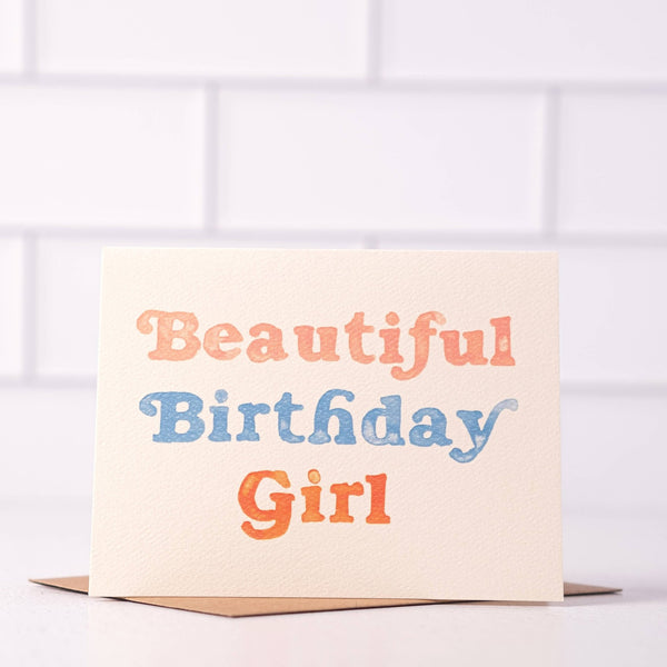 Beautiful Birthday Girl Card - Harmony