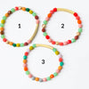 Good Vibes Colorful Stacking bracelets - Harmony