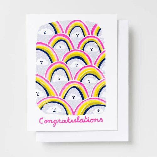 Congratulations Rainbows Card - Harmony