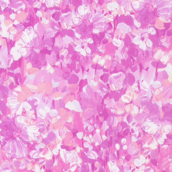 Painterly Petals / Meadow / Pink - Harmony