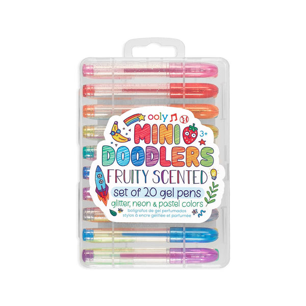 Mini Doodlers Fruity Scented Gel Pens - Set of 20 - Harmony