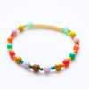 Colorful Mixed Bead Stretchy Bracelet - Harmony