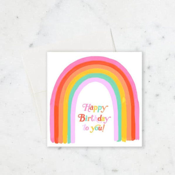 Rainbow Letters Card - Harmony