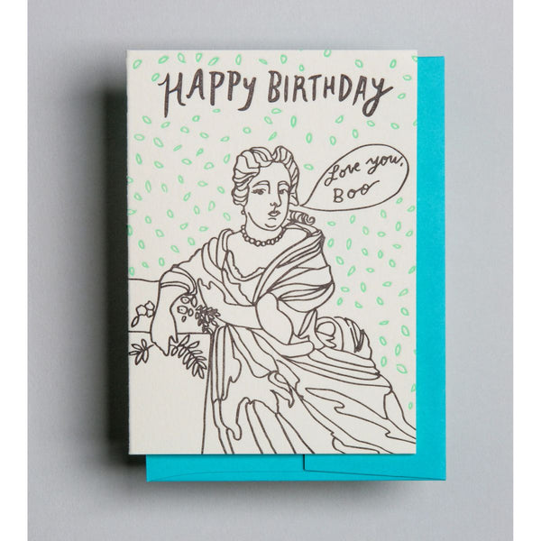 Female Portrait Birthday Card - Harmony
