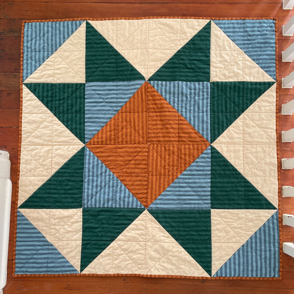 Made With Harmony: Sage's Giant Star Baby Quilt