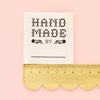 "Handmade By:" Organic Cotton Write In Sewing Labels - Harmony