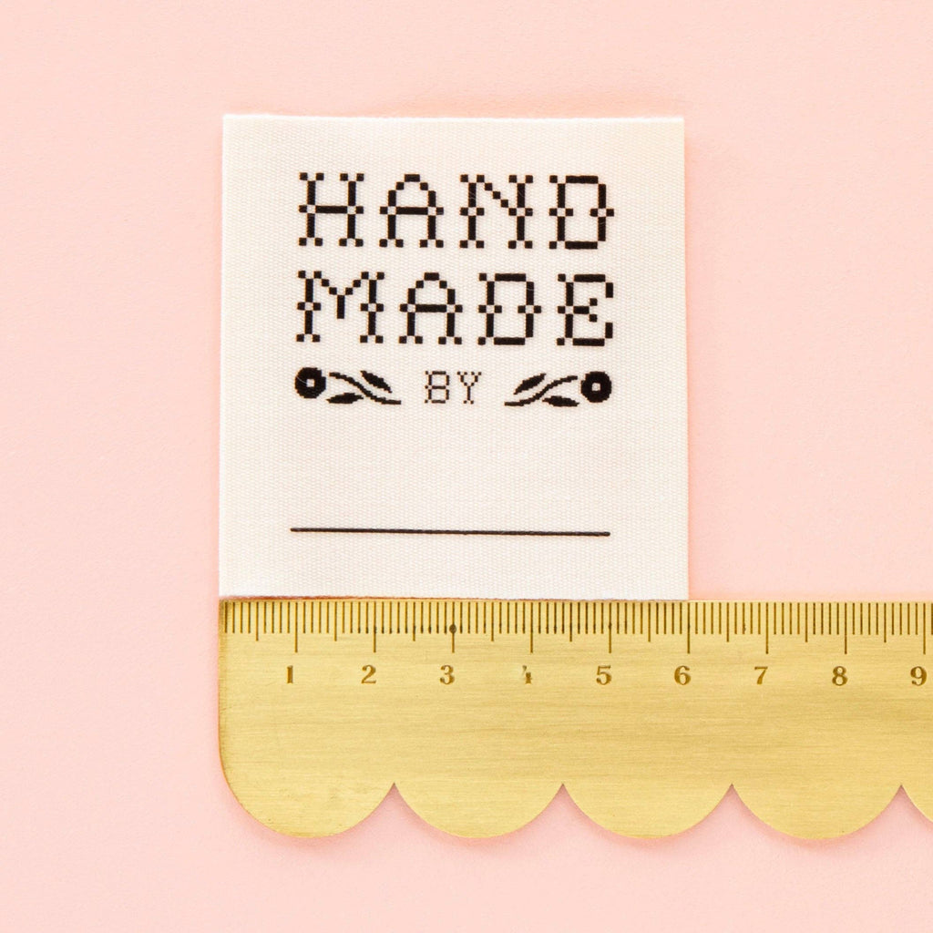 "Handmade By:" Organic Cotton Write In Sewing Labels - Harmony