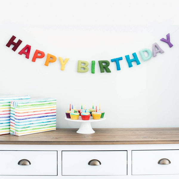 Happy Birthday Garland / Party Decoration - Harmony