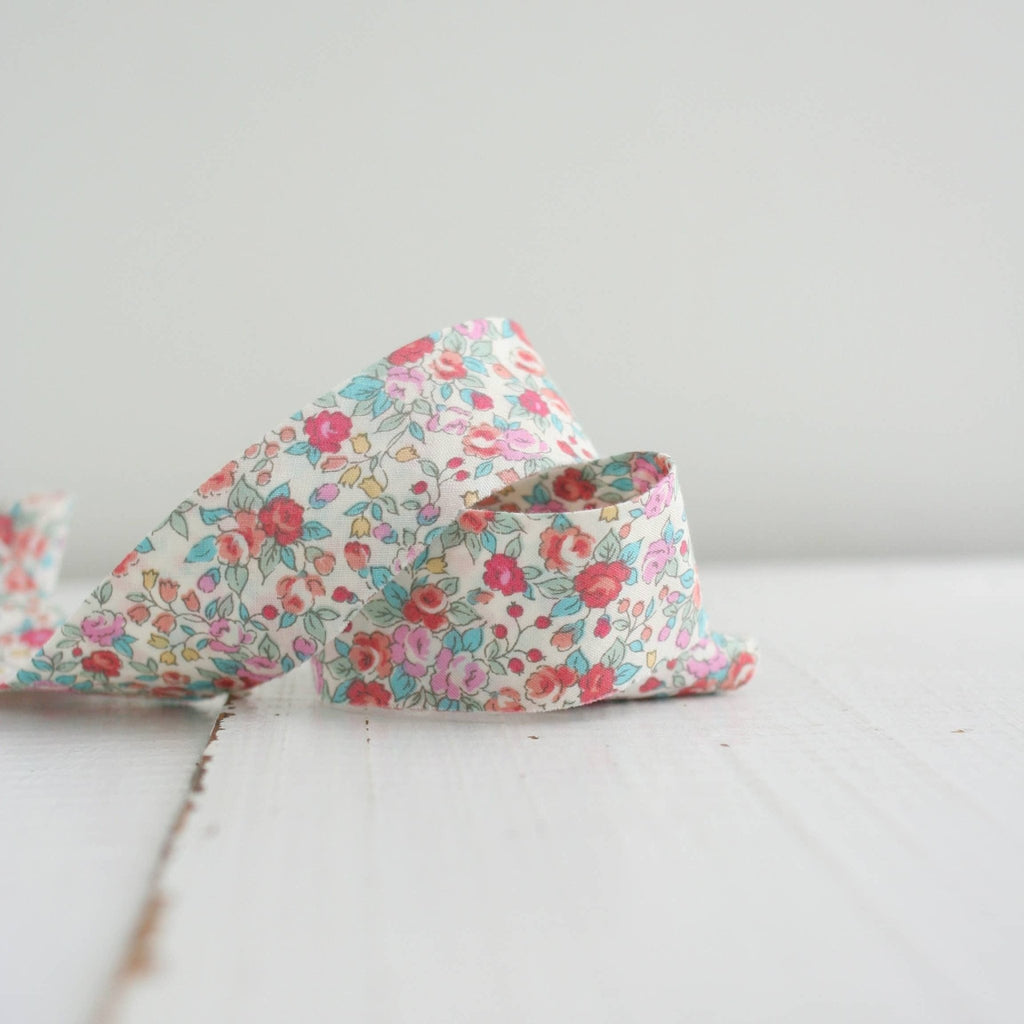 2.5" Bias Quilt Binding / Bouquet Blossom - Harmony