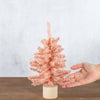 12" Blush Pink Artificial Canadian Pine Tree - Harmony