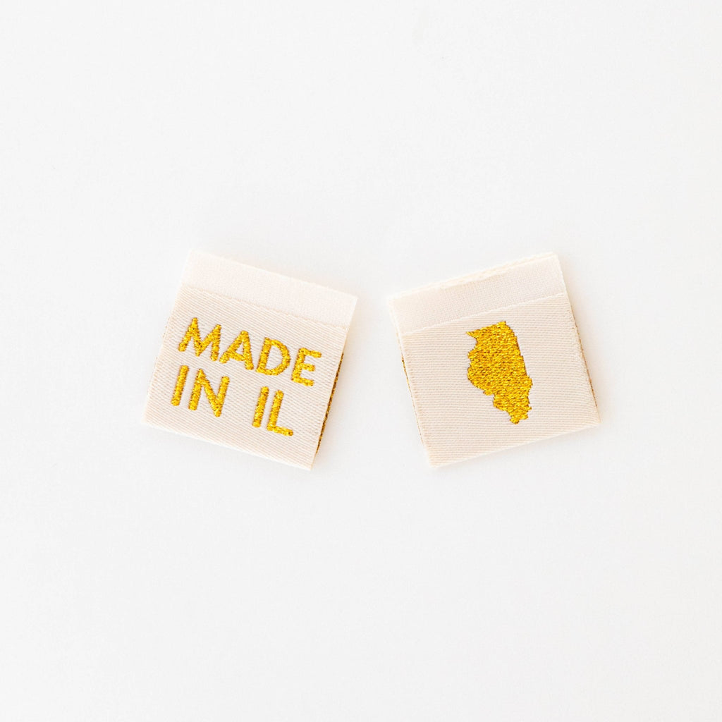 Made in Utah Gold Woven Labels - Harmony