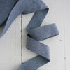 2.5" Bias Quilt Binding / Chambray Indigo - Harmony