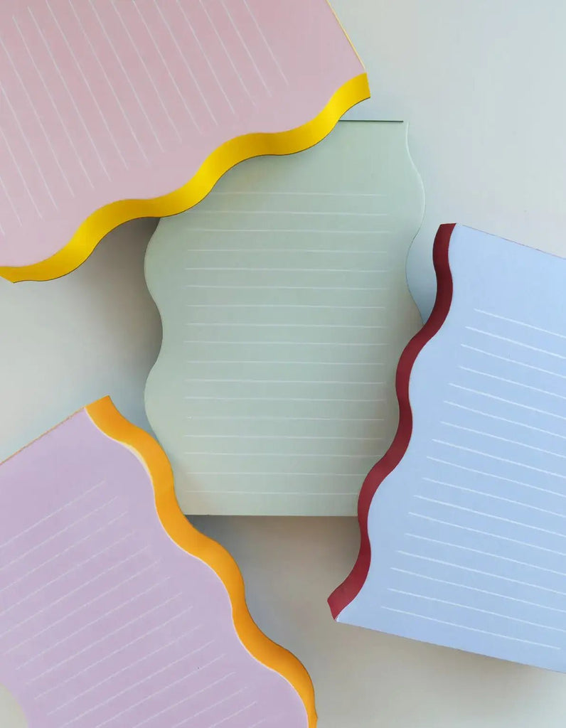 Wavy Shaped Notepad - Harmony