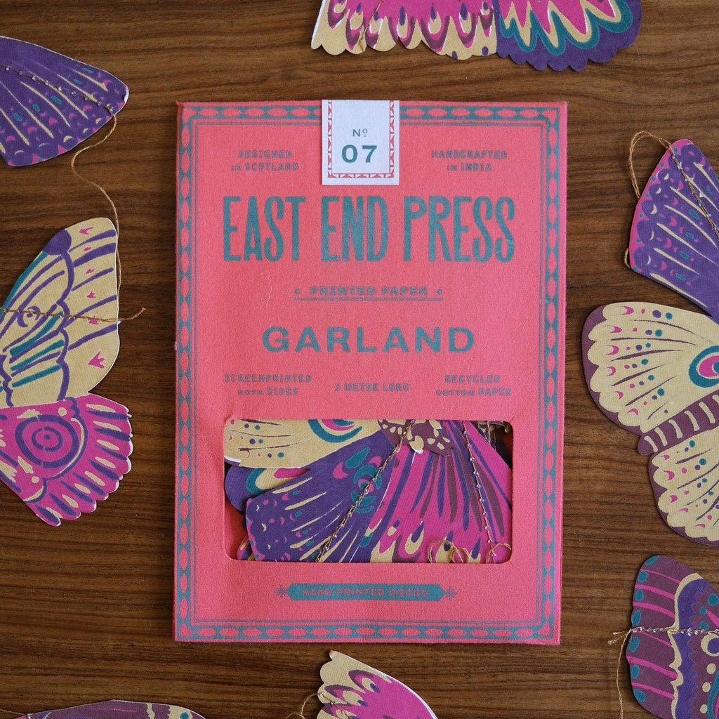 Butterflies Sewn Garland - Harmony