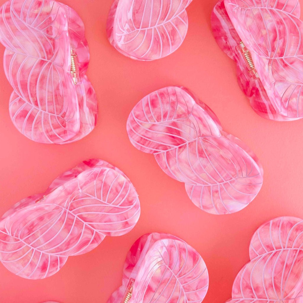 Pink Yarn Skein Hair Claw Clip - Harmony