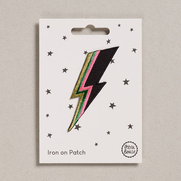 Iron on Lightning Bolt Patch - Harmony