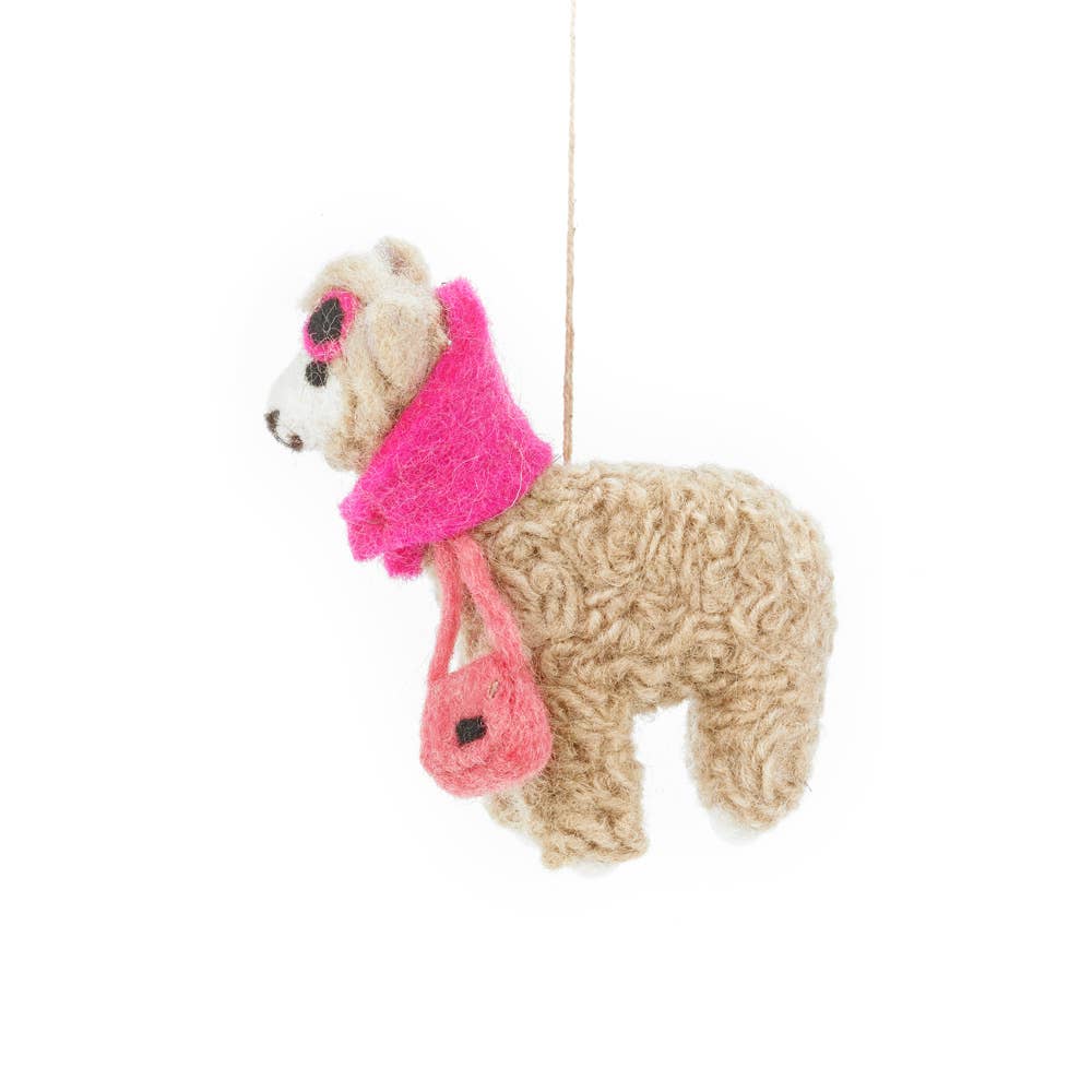 Diva Alpaca Wool Ornament - Harmony