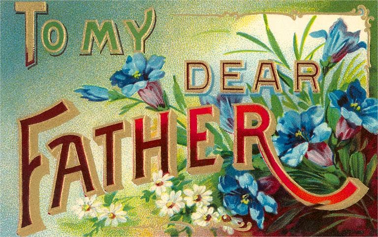 Father's Day Postcards / To My Dear Father - Harmony