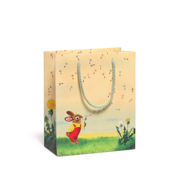 Richard Scarry Bunny and Dandelion medium gift bag - Harmony