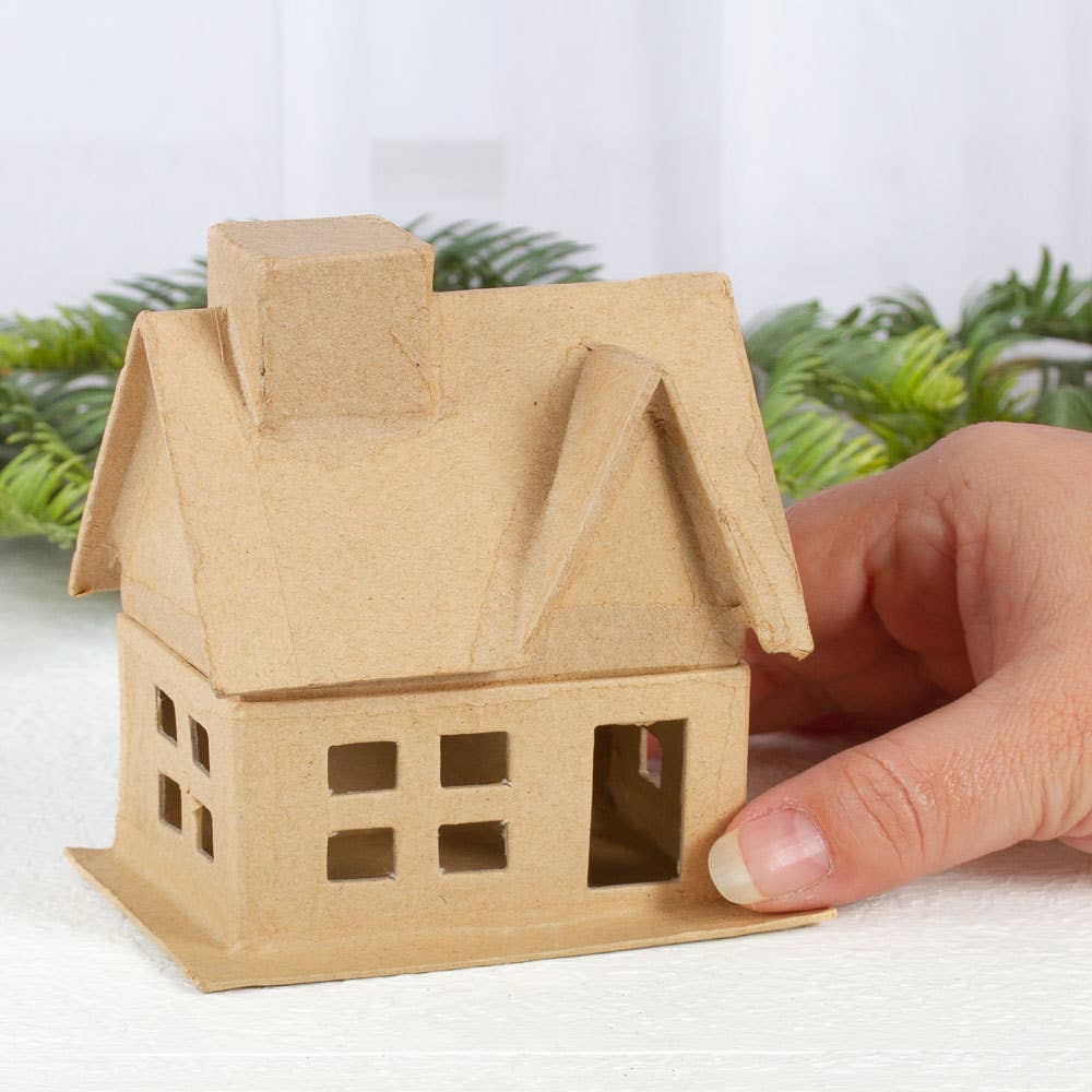 Paper Mache House Box - Harmony