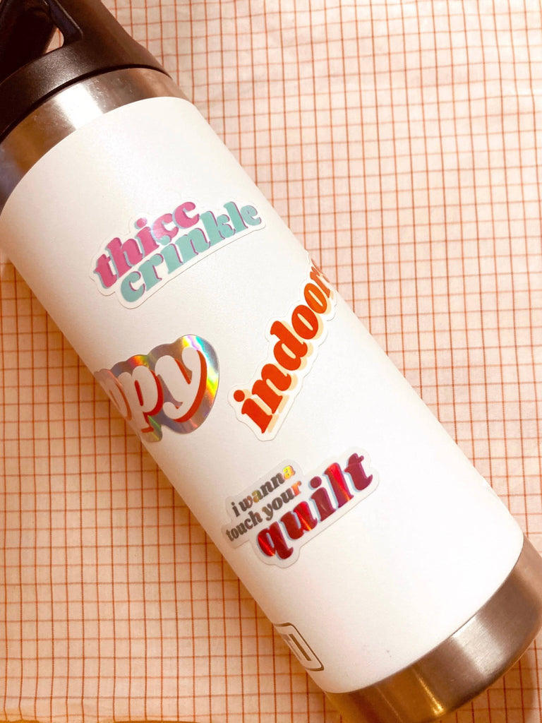 No Touchy! Sewing Scissor And Quilting Vinyl Sticker - Harmony