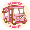 Scratch & Sniff Stickers / Strawberry Ice Cream - Harmony