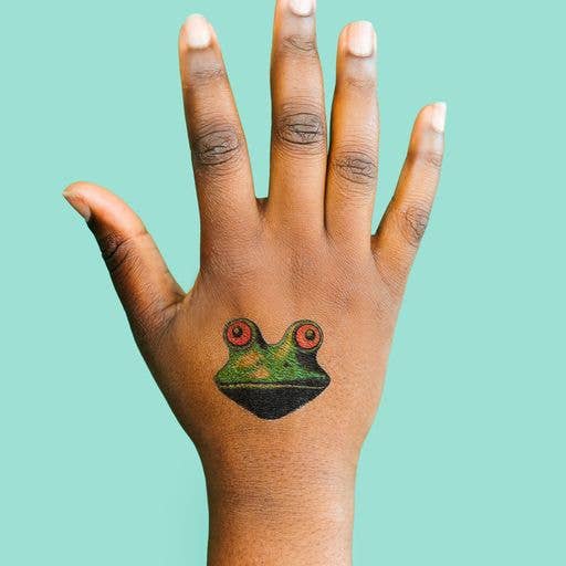 Trippy Frog Tattoo Pair - Harmony