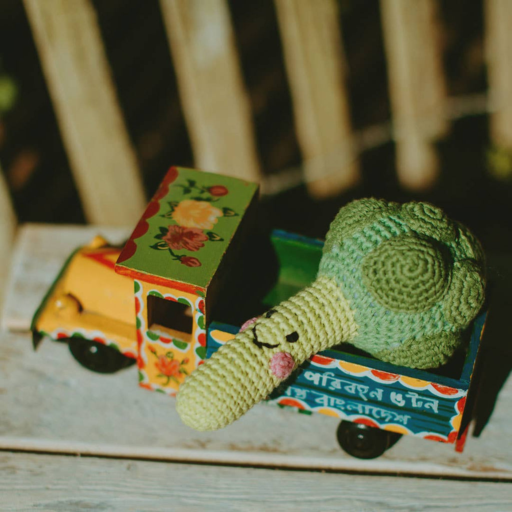 Pretend Play Food Rattle - Broccoli - Harmony