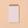 Aster Wildflower Letterpress Pocket - size Spiral Notebook - Harmony