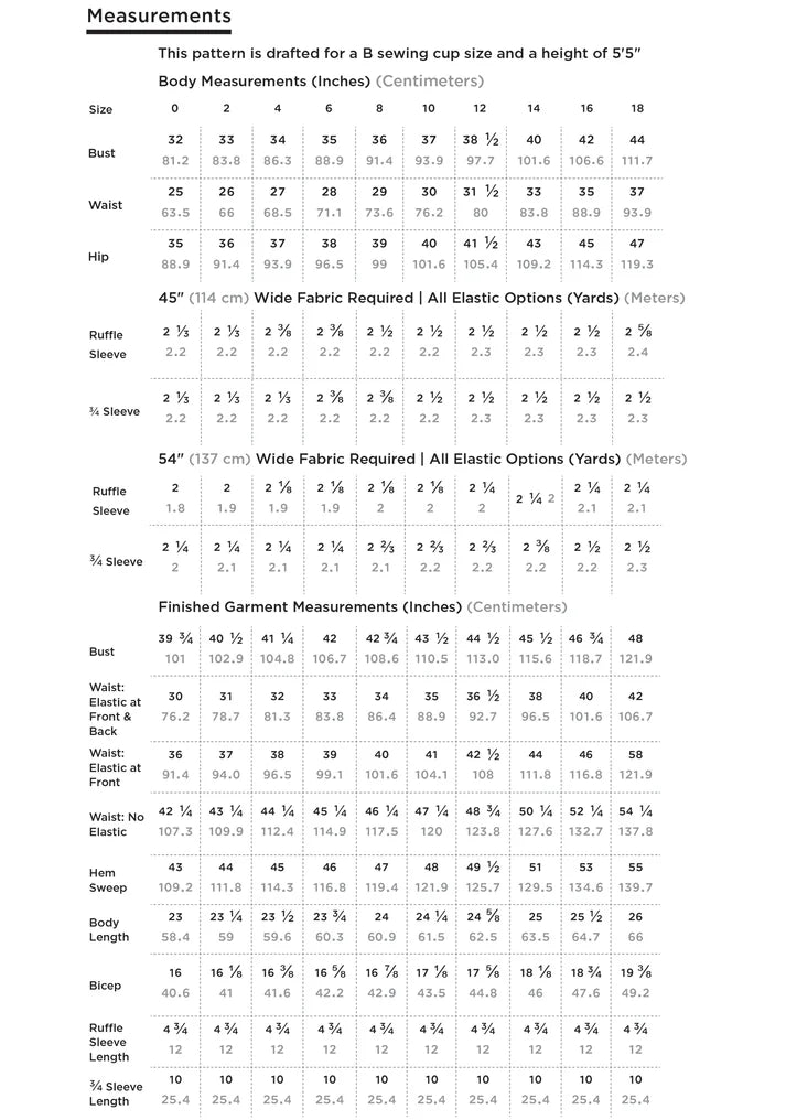 Grainline Studio / Corin Top - Harmony