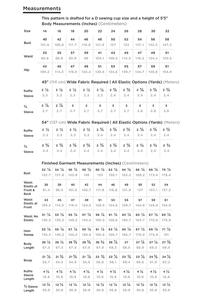 Grainline Studio / Corin Top - Harmony