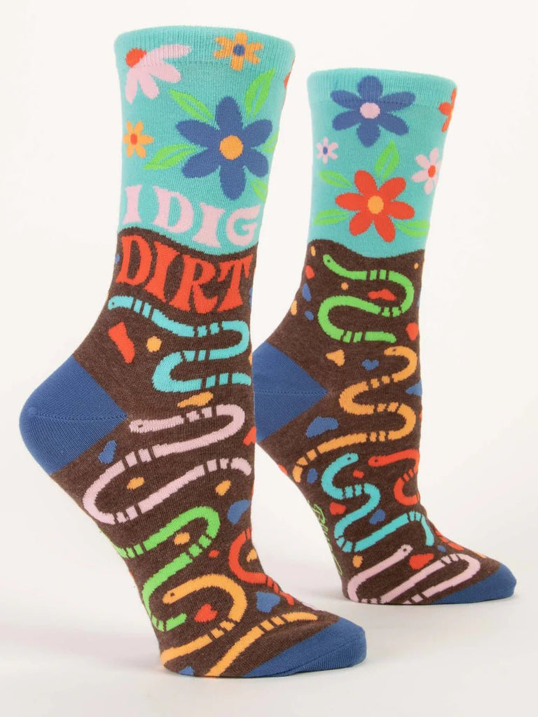 I Dig Dirt Small Crew Socks - Harmony