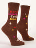 Here Comes Cool Mom Small Crew Socks - Harmony
