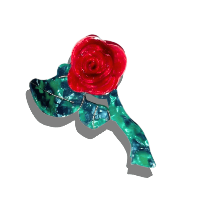 Handmade Origami Rose Hair Claw - Harmony