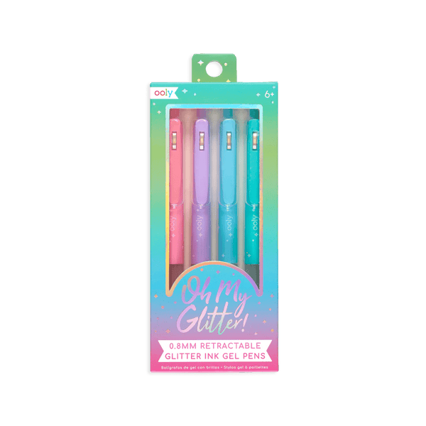Oh My Glitter! Retractable Glitter Ink Gel Pens - Harmony