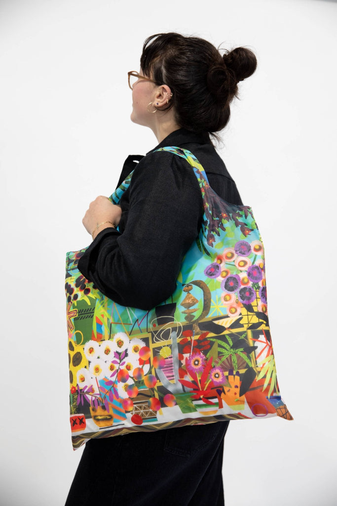 Art Sack Reusable Shopping Bag / Paul Wackers Window - Harmony