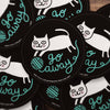 Gemma Correll - Go Away Cat Sticker - Harmony