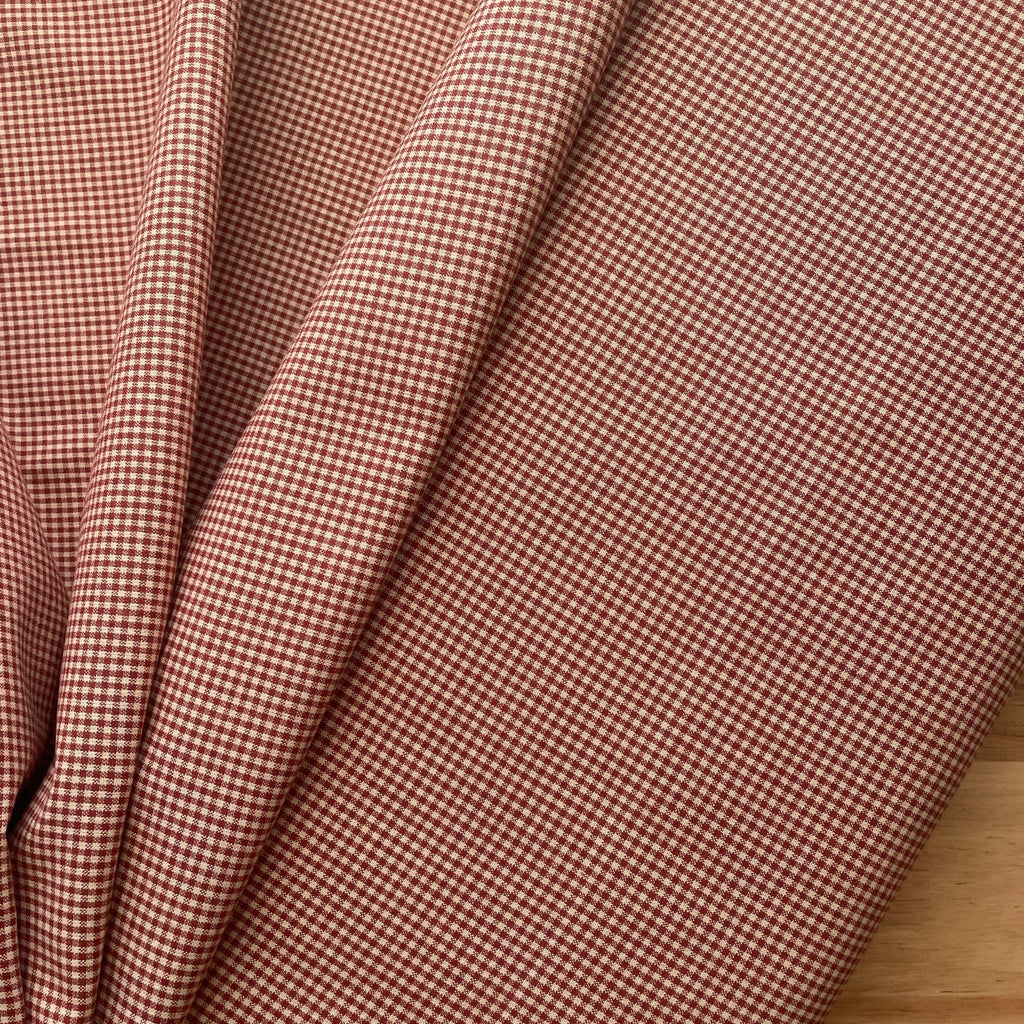 Homespun Red Mini Gingham - Harmony