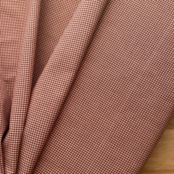 Homespun Red Mini Gingham - Harmony