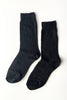 Modal Eyelet Socks / Jet Black - Harmony