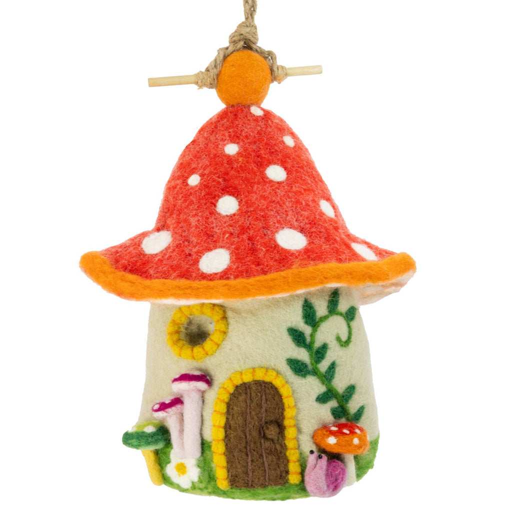 Fungi House Birdhouse - Harmony