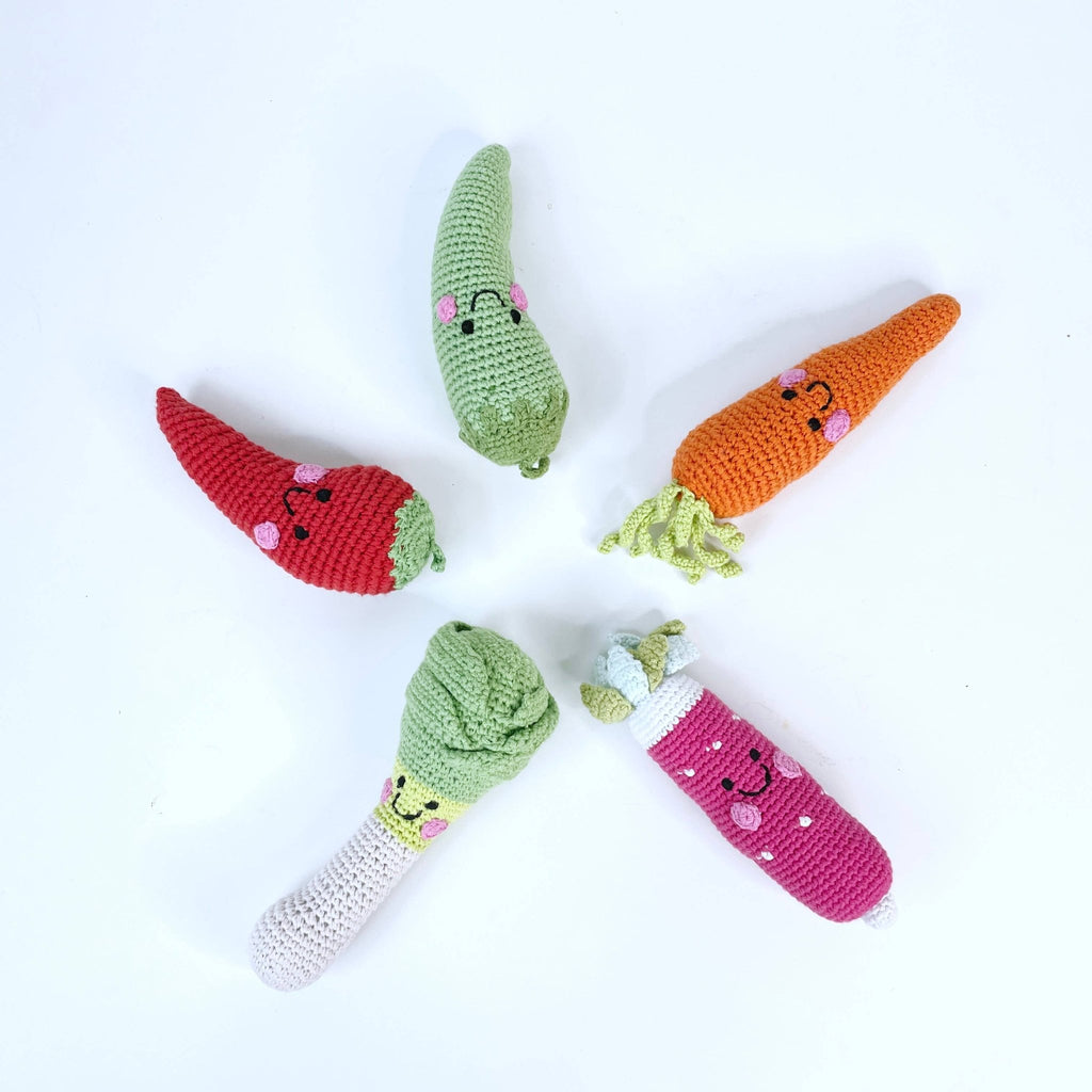 Pretend Play Food Rattle - Carrot - Harmony